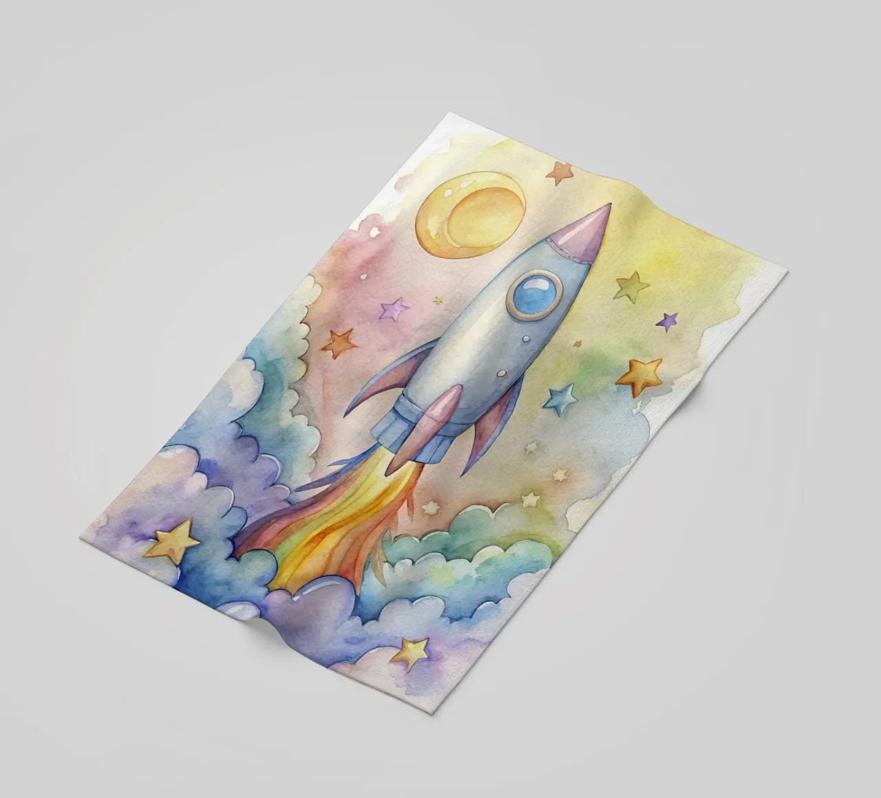 Raket strandhanddoek van 🎁 NOBELART