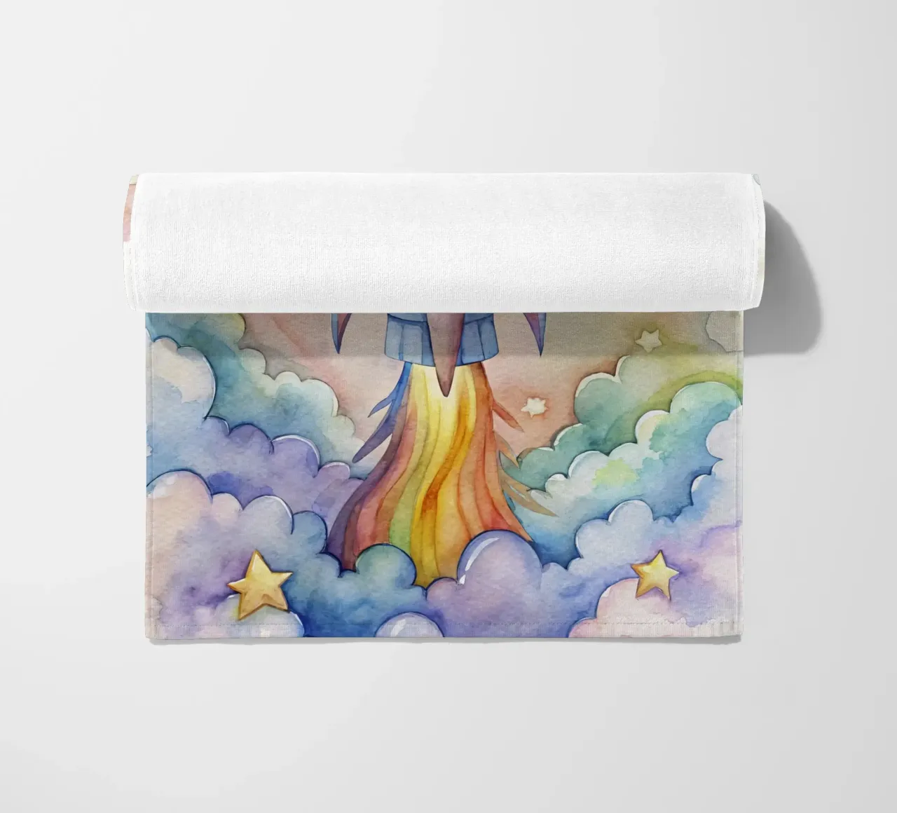 Raket strandhanddoek van 🎁 NOBELART