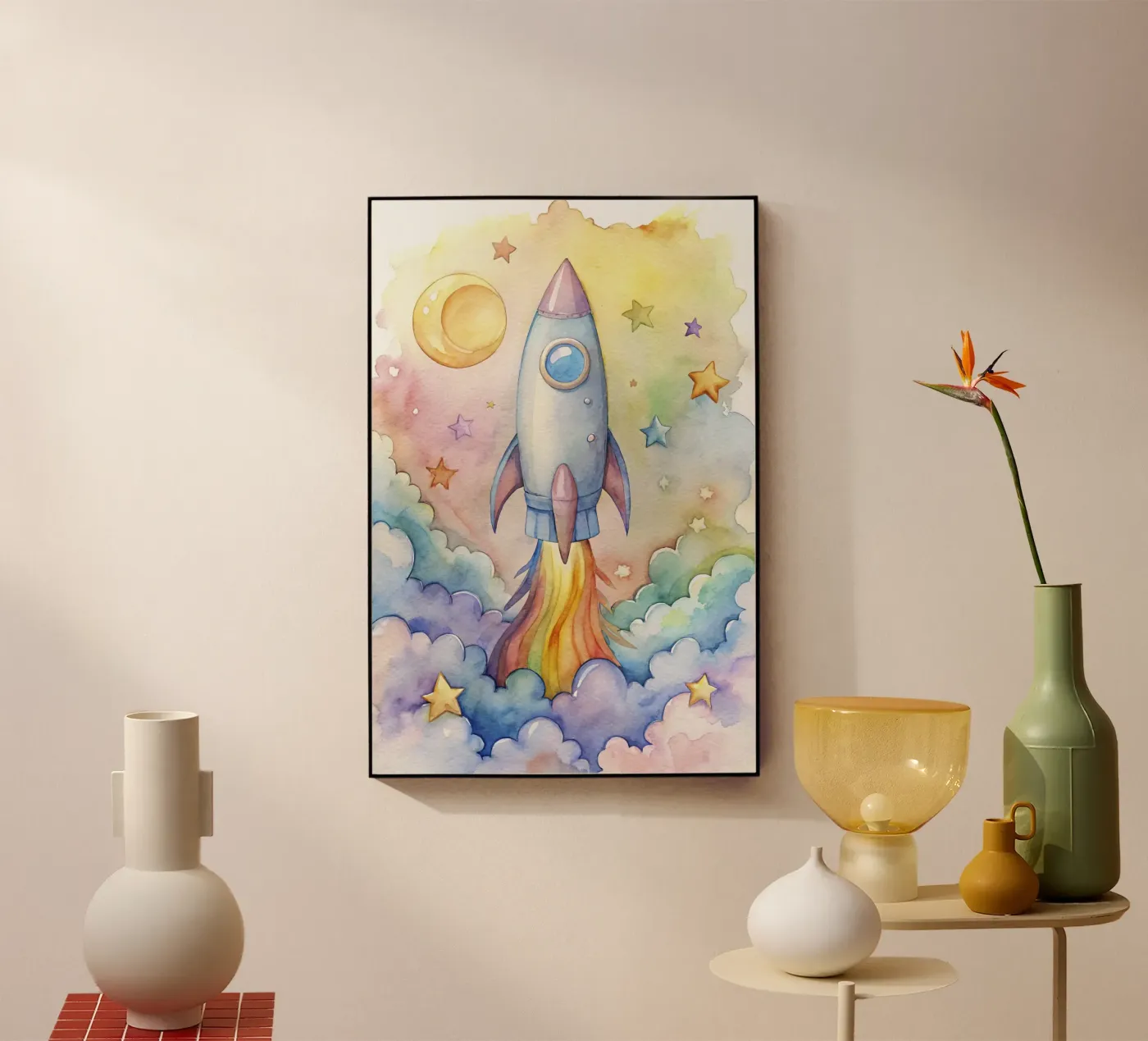 Rocket Acryl-Glas von 🎁 NOBELART