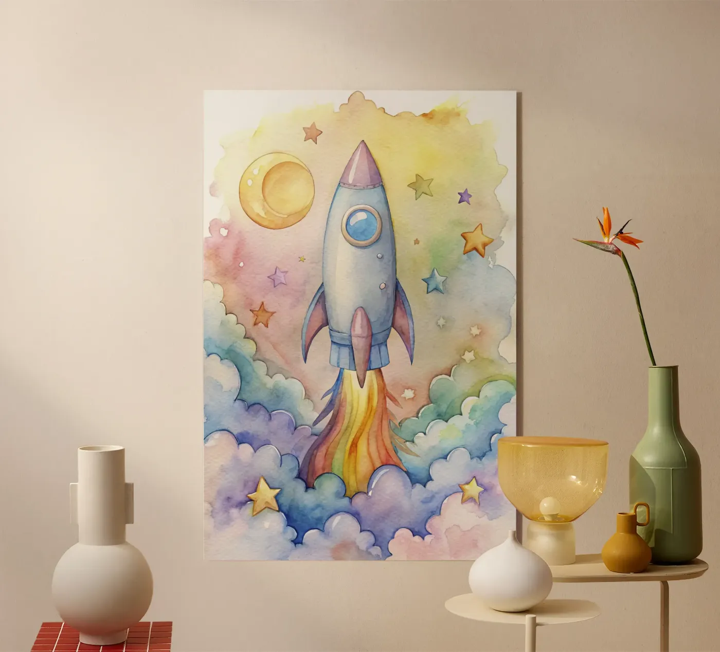 Rocket Acryl-Glas von 🎁 NOBELART