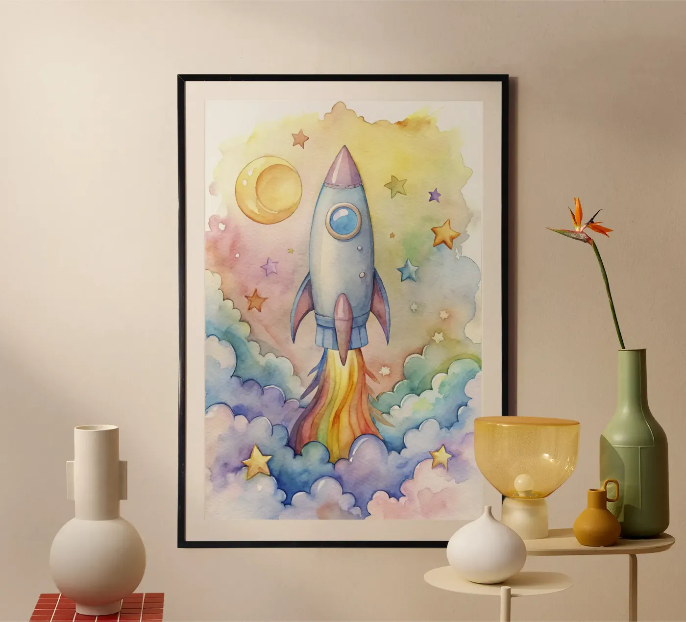 Razzo poster da 🎁 NOBELART