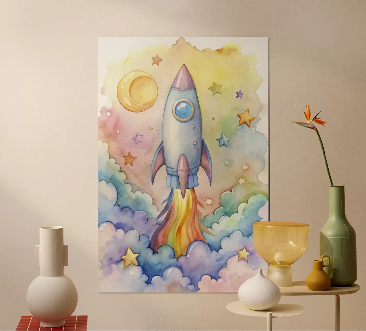 Razzo poster da 🎁 NOBELART