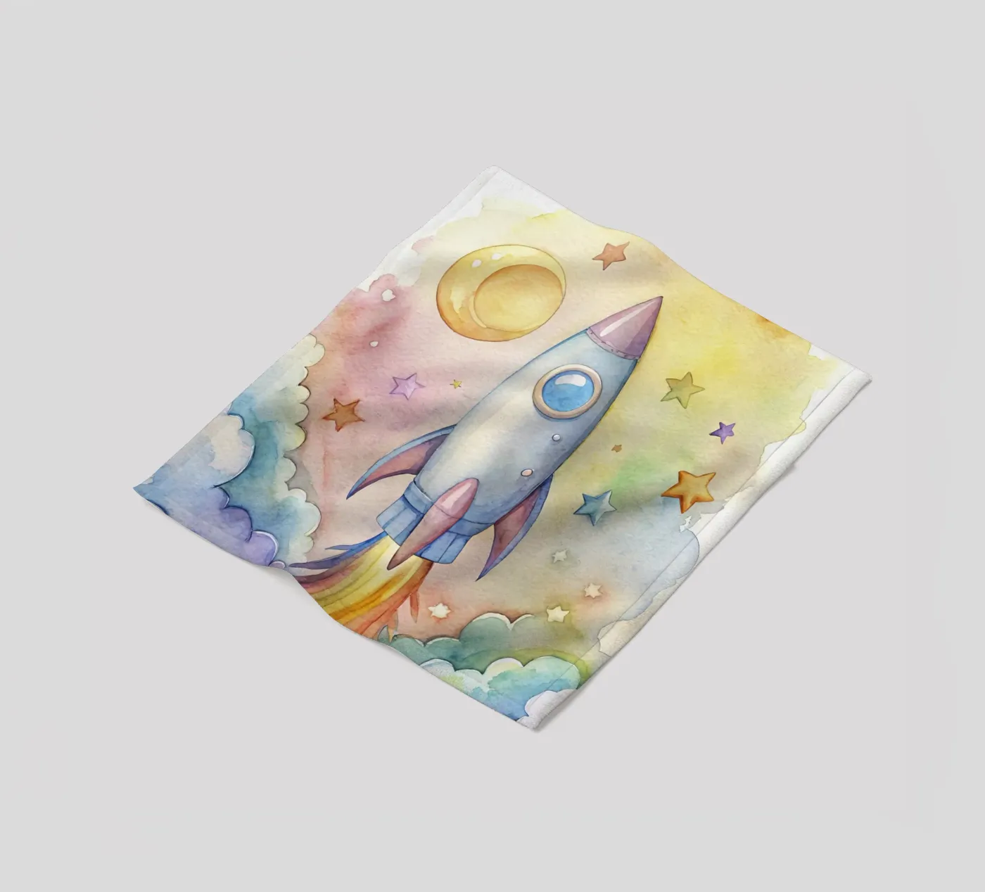 Rocket Fleecedecke von 🎁 NOBELART
