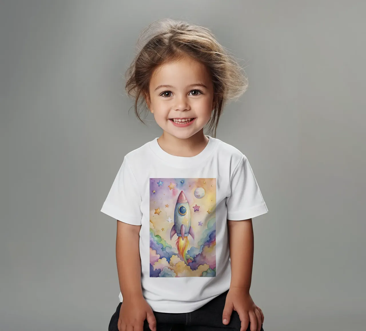 Razzo t-shirt bambini da 🎁 NOBELART