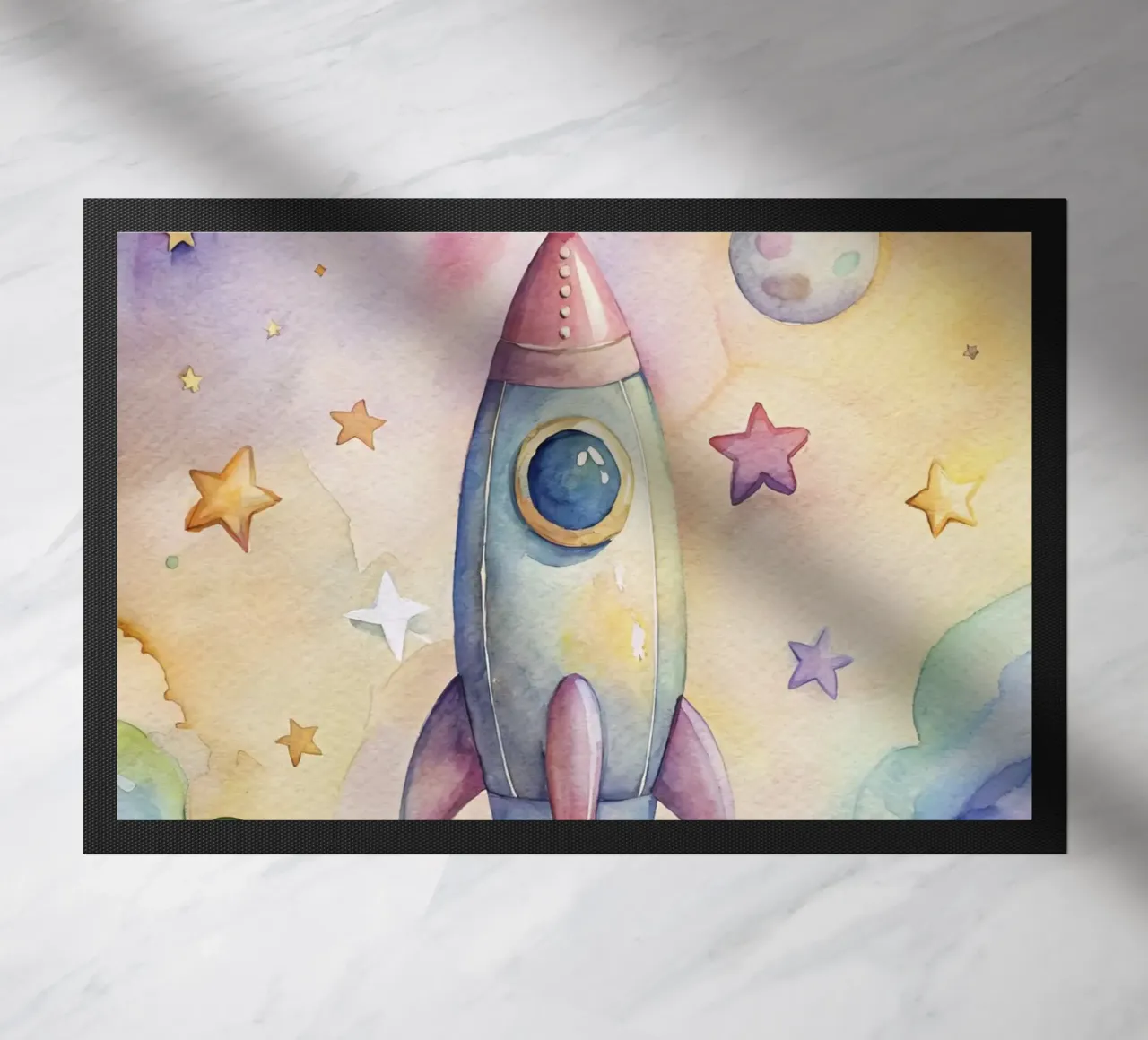Rocket doormat by 🎁 NOBELART