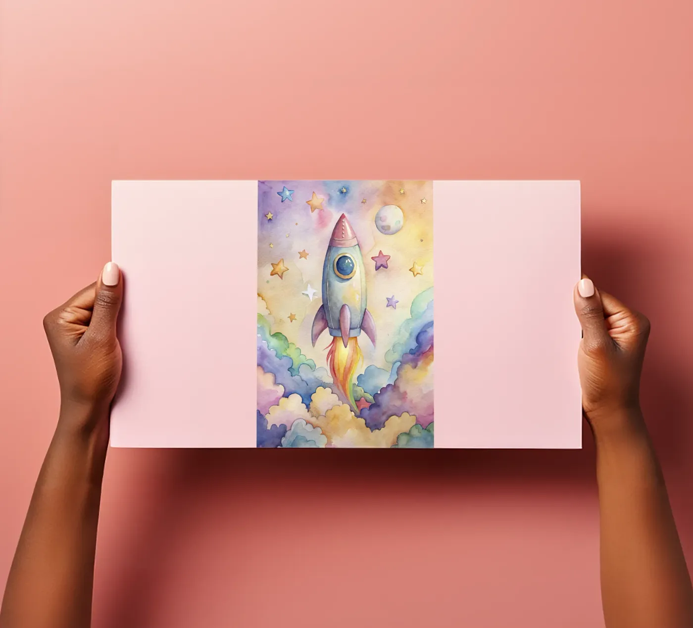 Rocket planche autocollant de 🎁 NOBELART