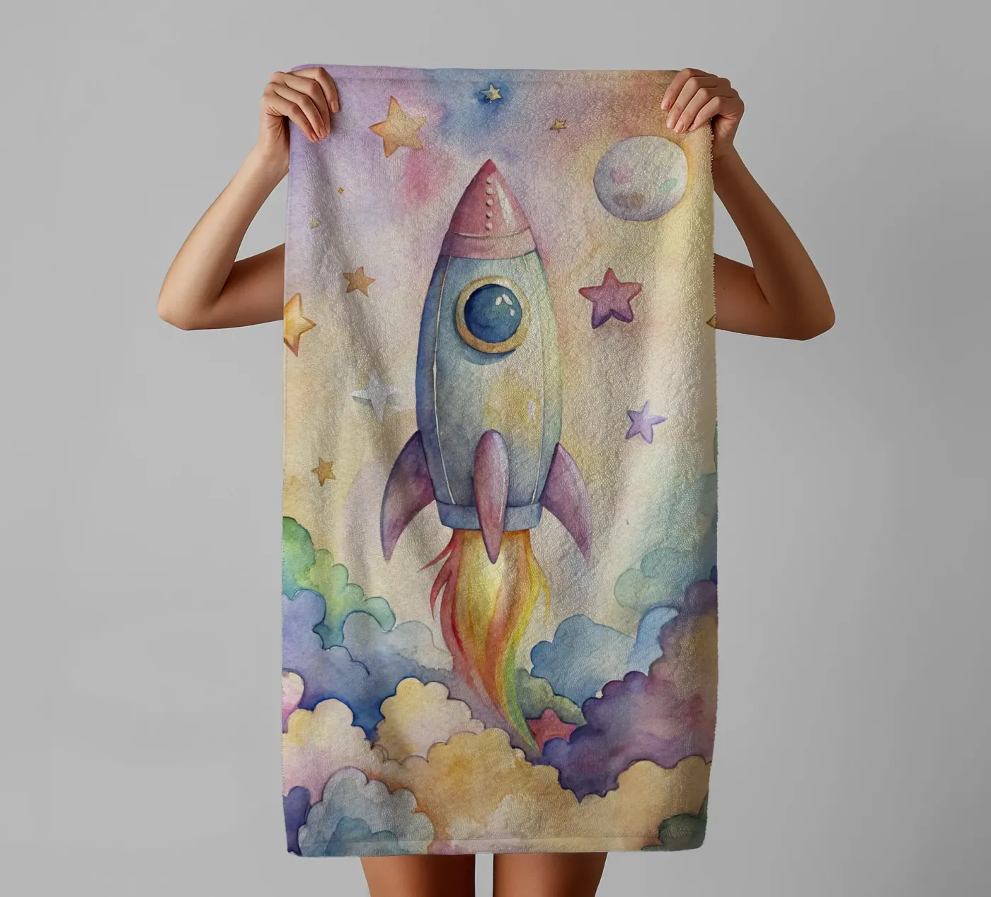 Raket badhanddoek van 🎁 NOBELART