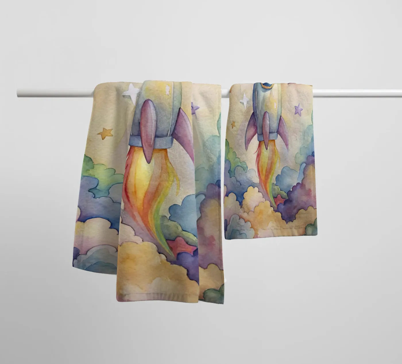 Raket badhanddoek van 🎁 NOBELART