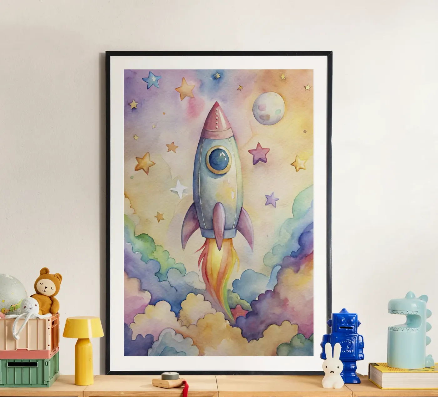 Rocket poster by 🎁 NOBELART