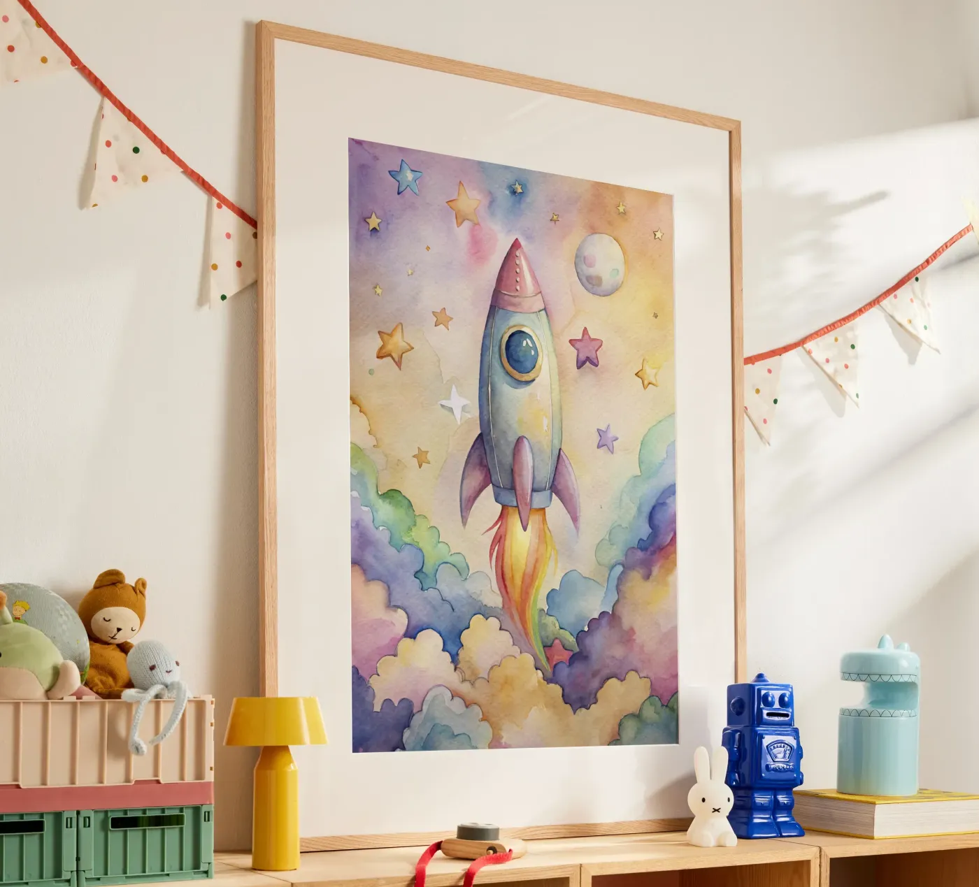 Rocket poster by 🎁 NOBELART