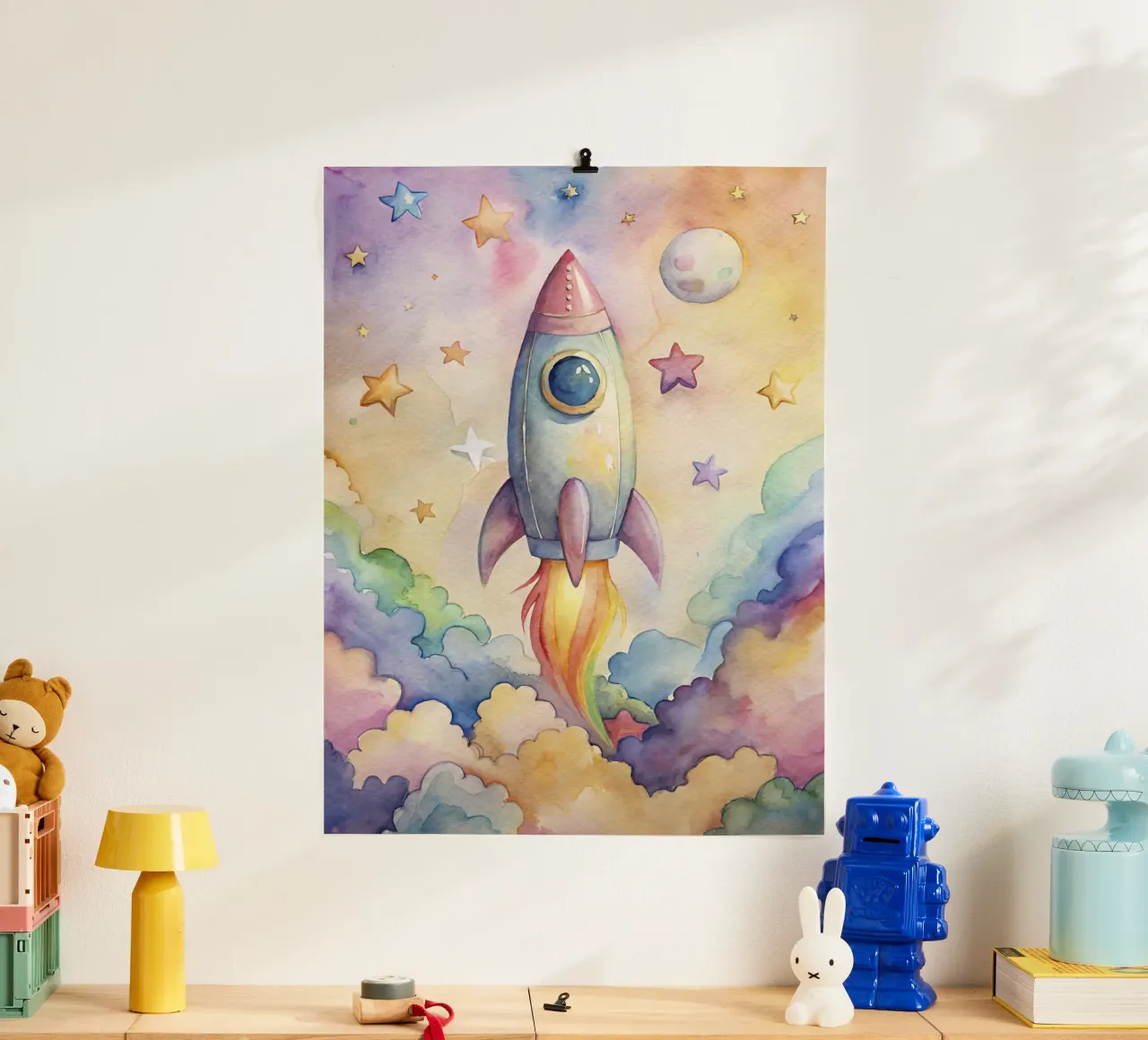 Rocket poster by 🎁 NOBELART