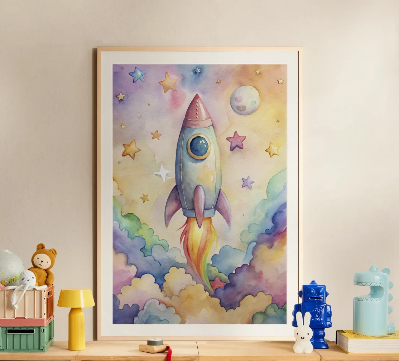Rocket poster by 🎁 NOBELART