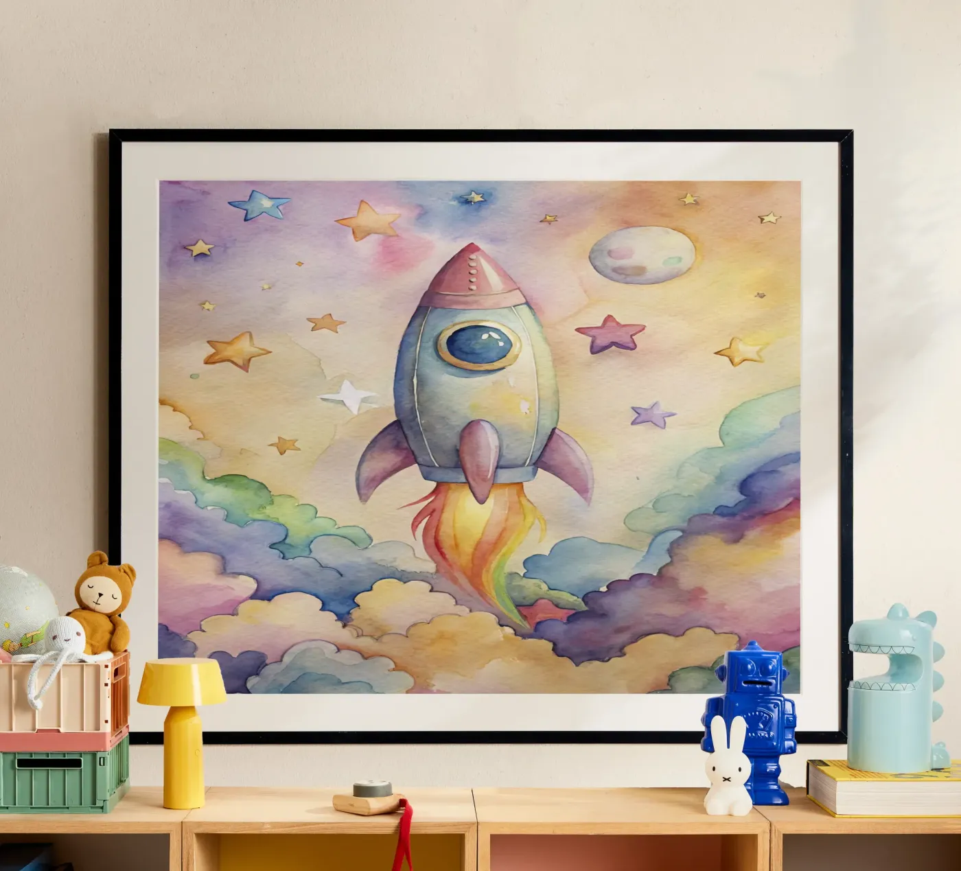 Rocket poster by 🎁 NOBELART