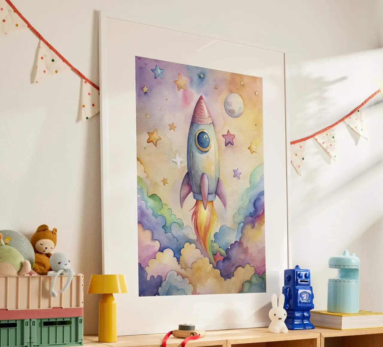 Rocket poster by 🎁 NOBELART