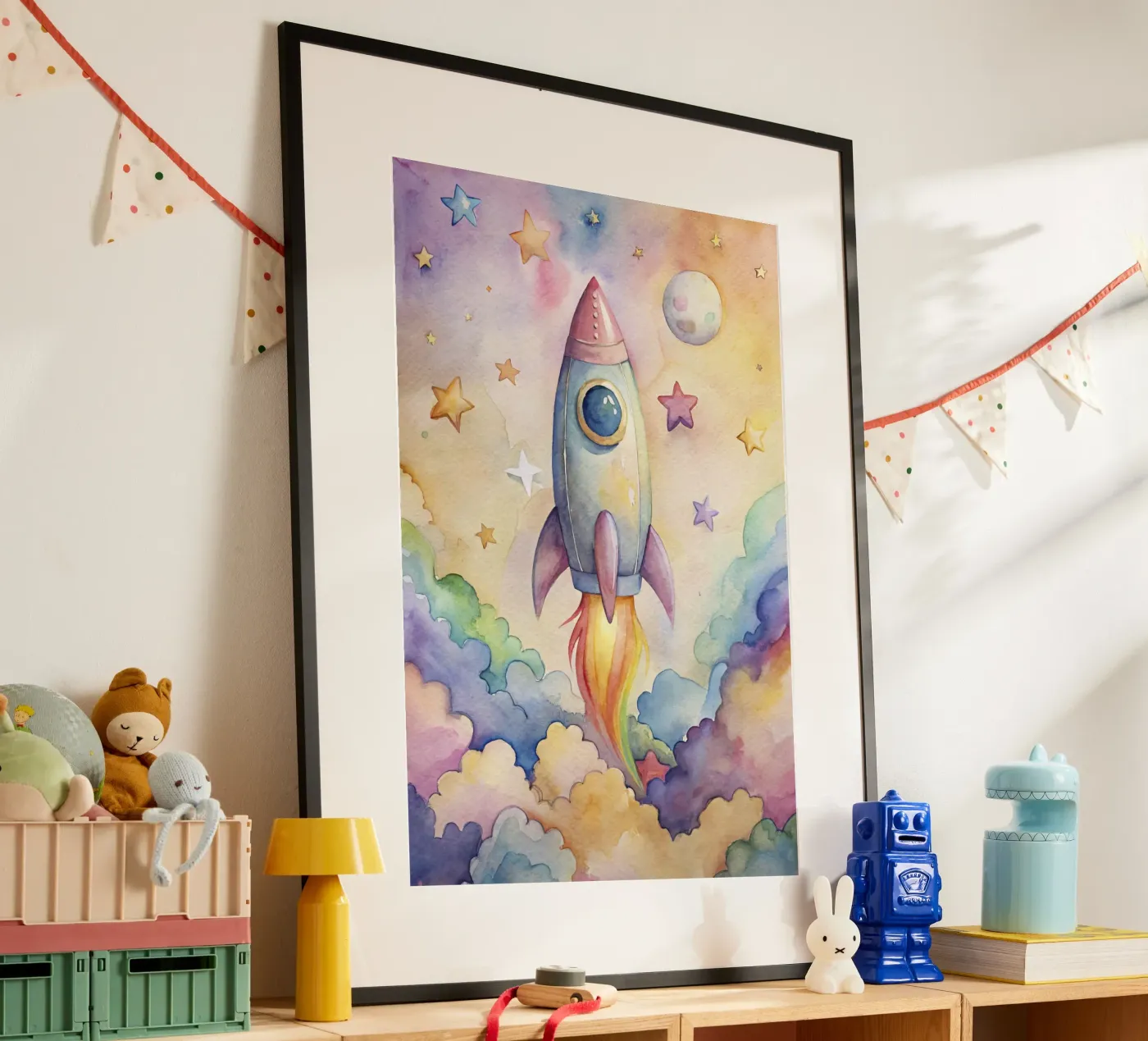 Rocket poster by 🎁 NOBELART