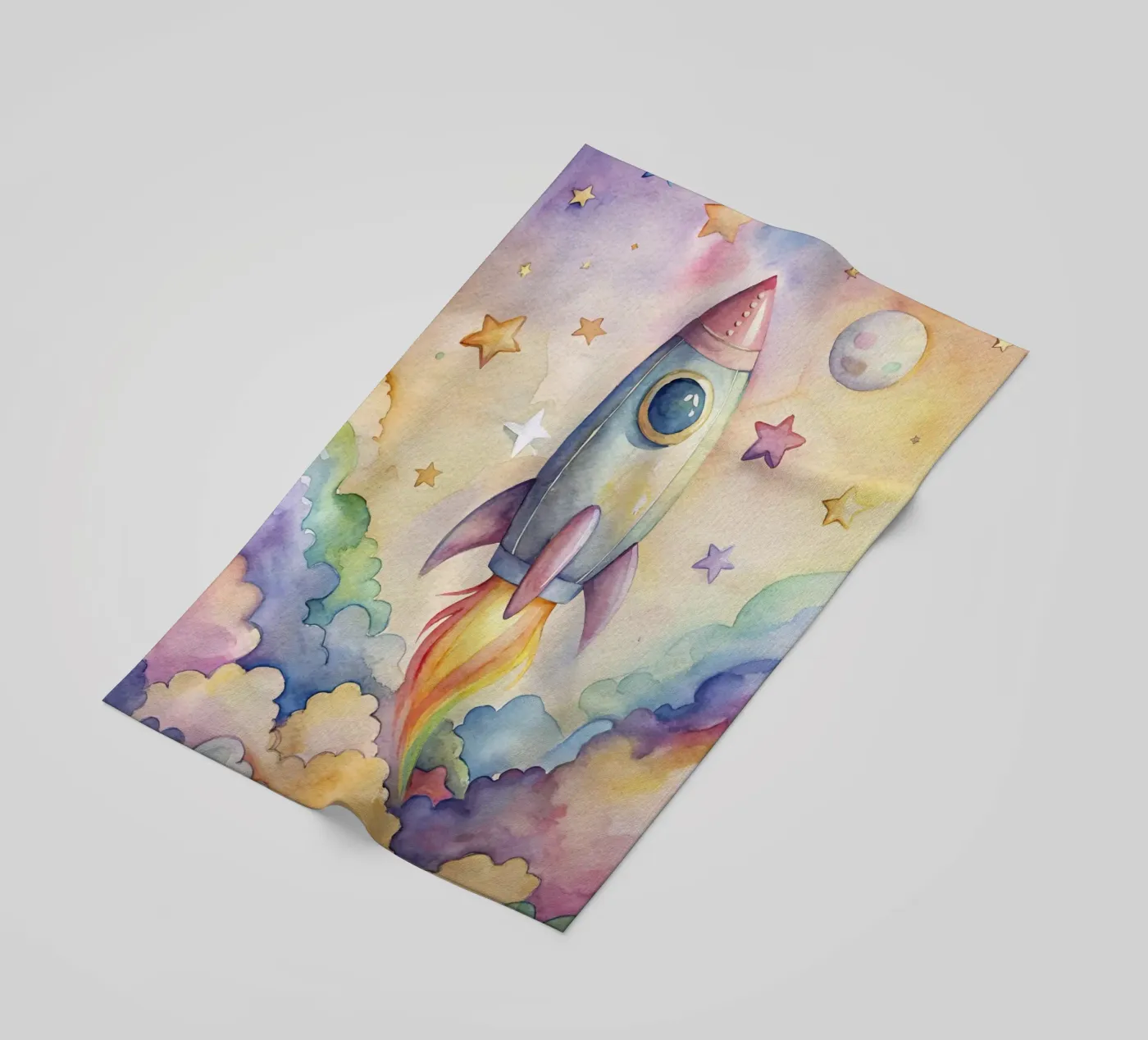 Raket strandhanddoek van 🎁 NOBELART