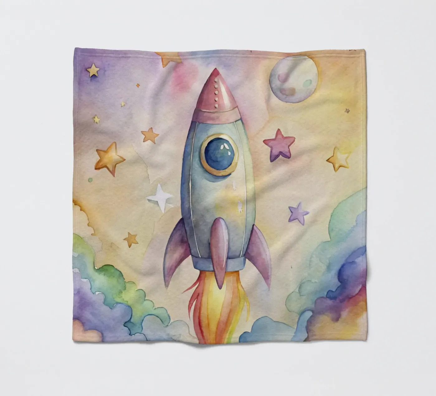 Rocket fleecedeken van 🎁 NOBELART