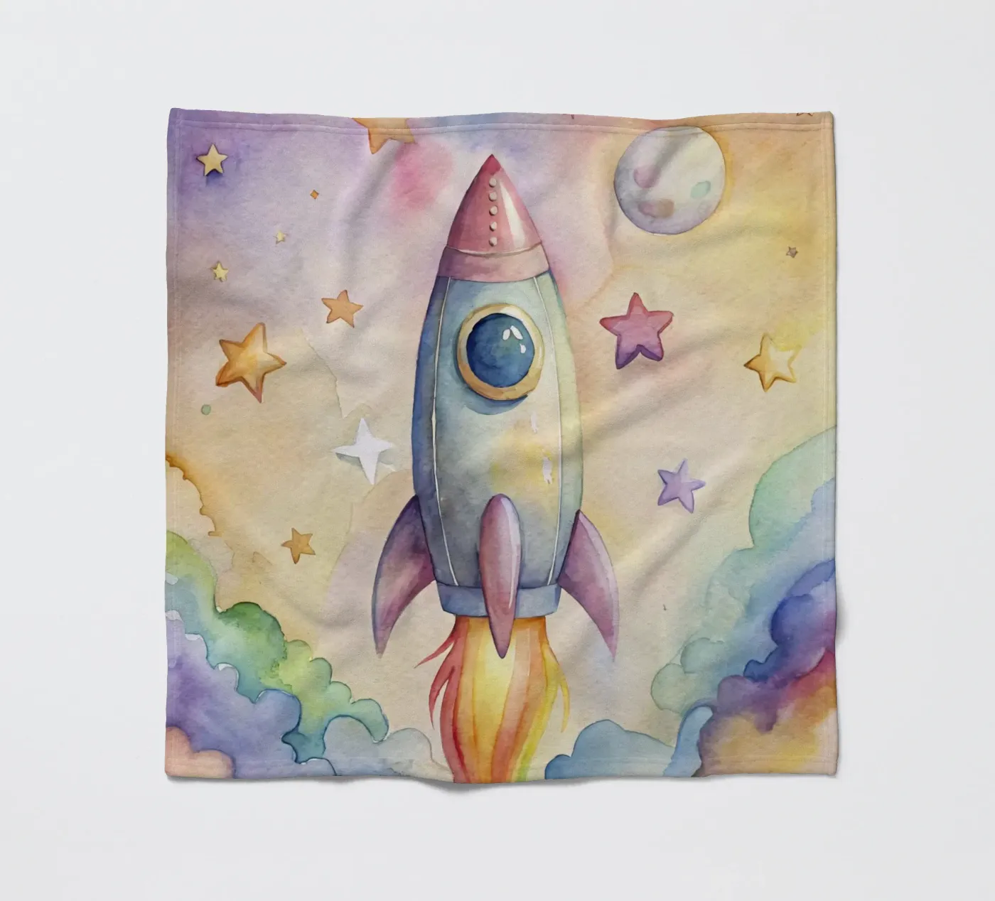 Rocket Fleecedecke von 🎁 NOBELART
