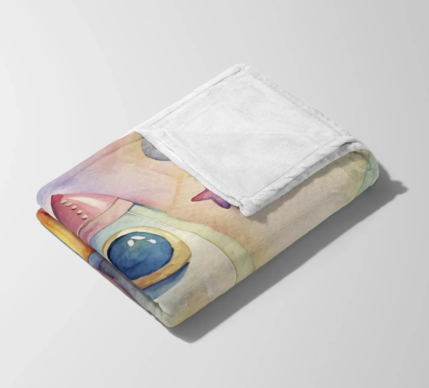Rocket Fleecedecke von 🎁 NOBELART