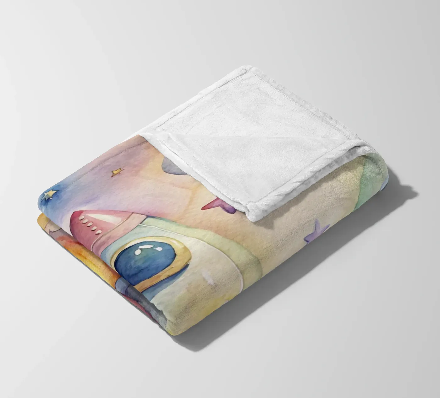 Rocket Fleecedecke von 🎁 NOBELART