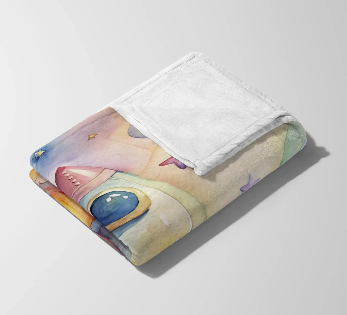 Rocket fleecedeken van 🎁 NOBELART