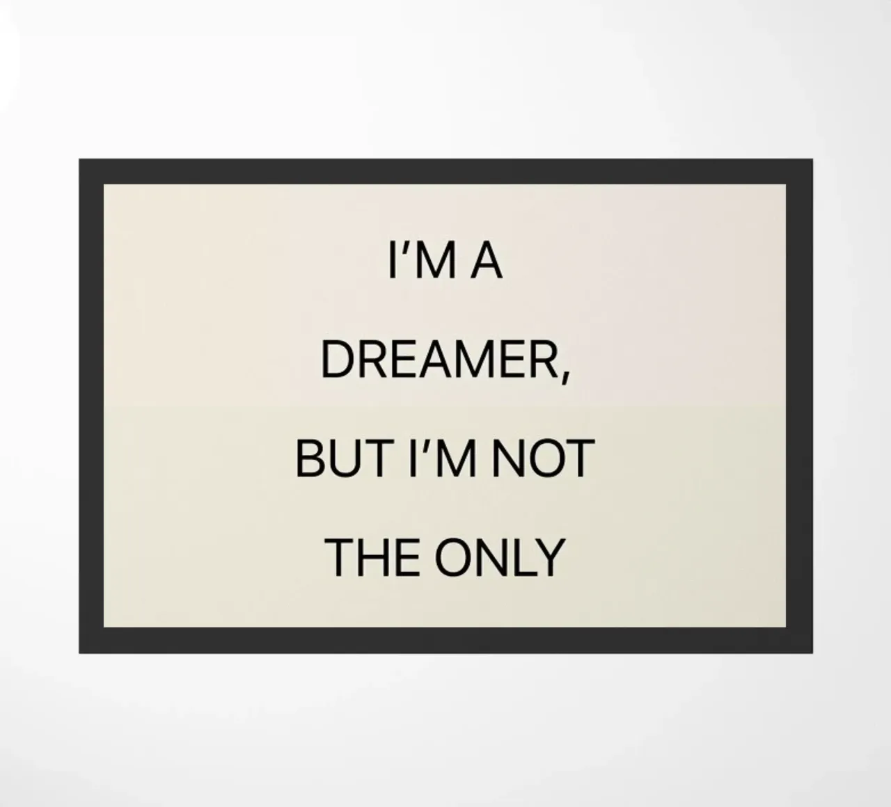 You May Say I'm a Dreamer 02 zerbino da Studio One