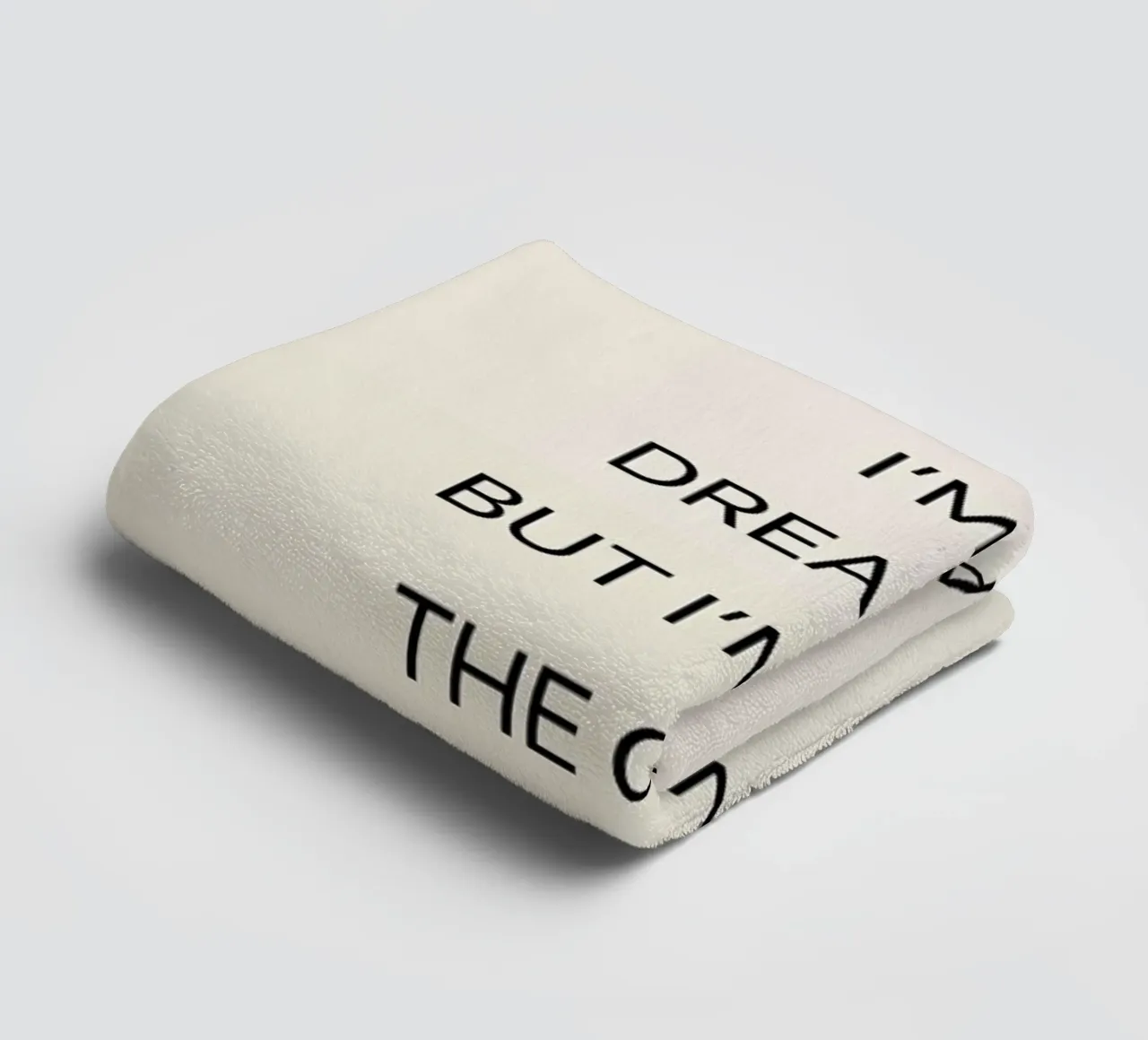You May Say I'm a Dreamer 02 towel by Studio One