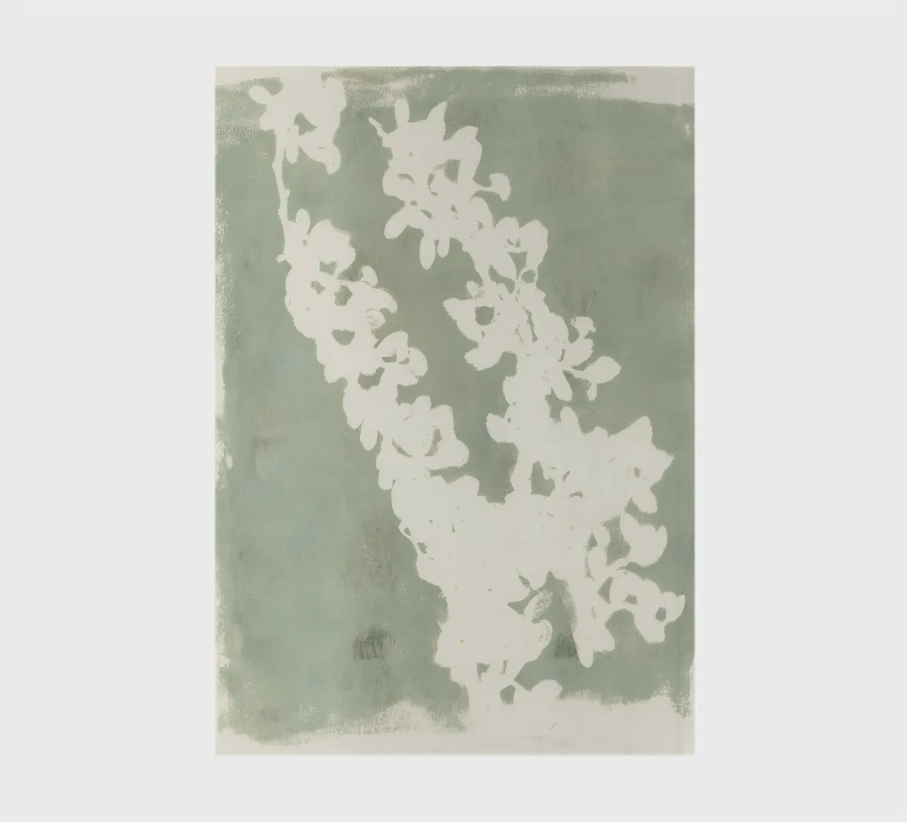 botanical reminiscences 3 - soft green notebook by IRIS LEHNHARDT FINE ART