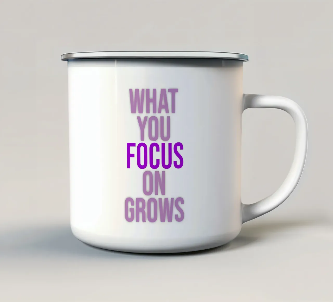 Focus tazza in smalto da Happy 😃 Art 🎨 by Christine Schnoell