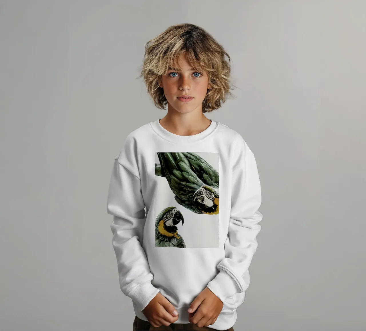 Birds of Paradise 01 kids sweatshirt by Shot By Clint