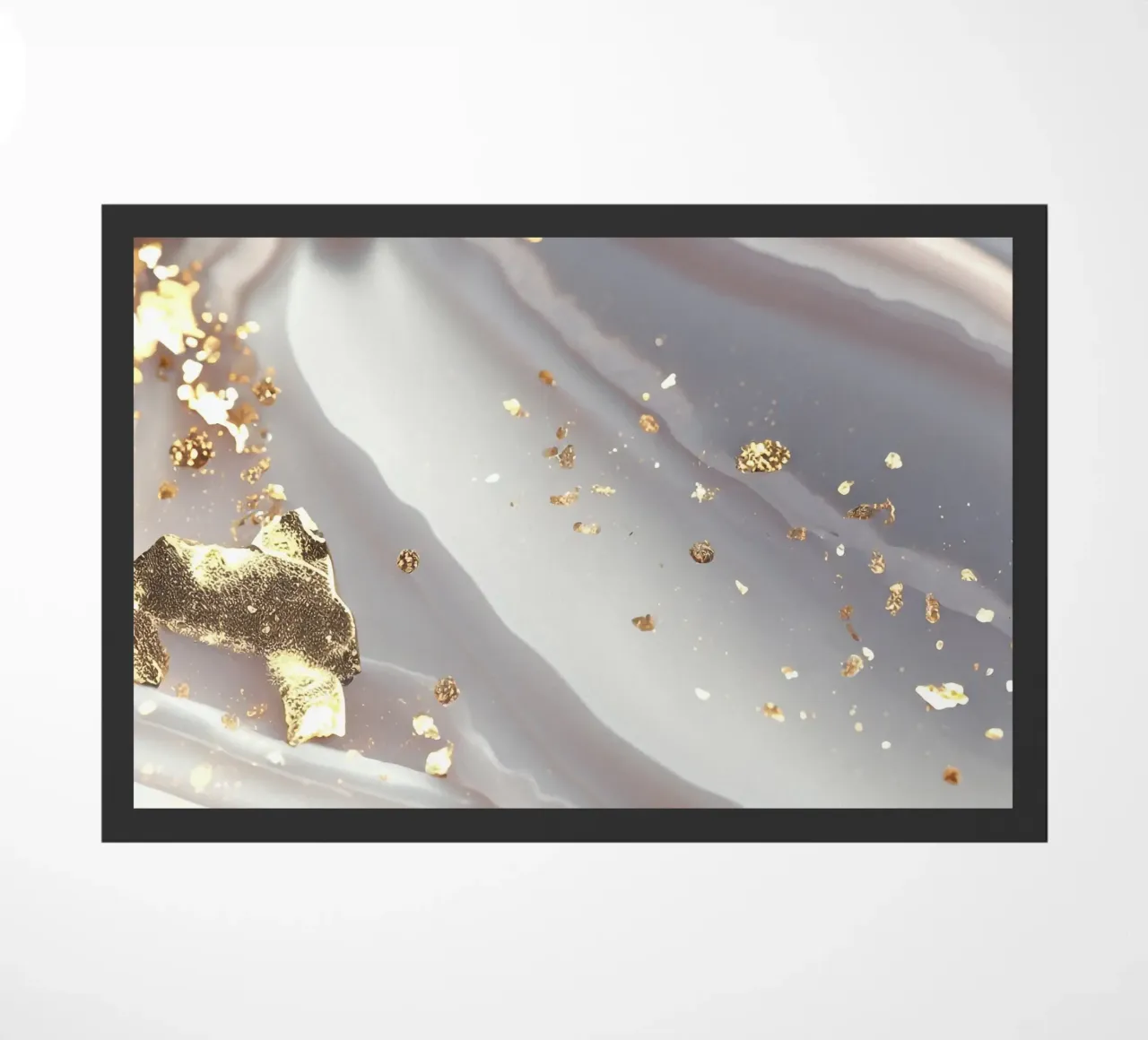 Texture agata bianca e oro zerbino da Gemstone Textures