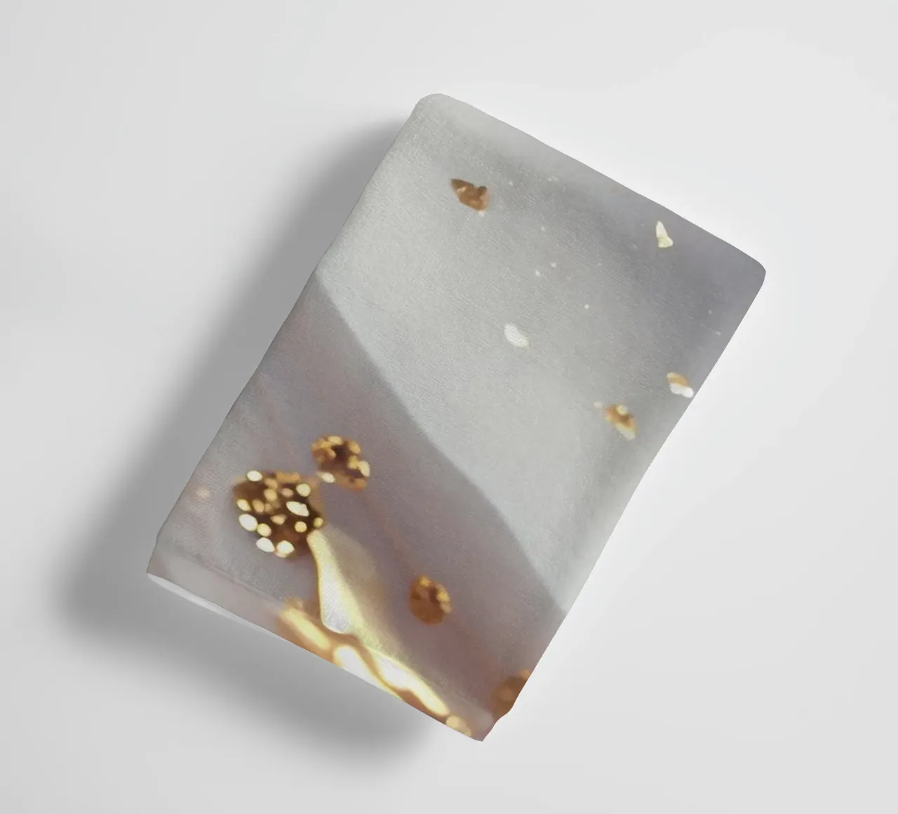 Texture agata bianca e oro asciugamano da bagno da Gemstone Textures