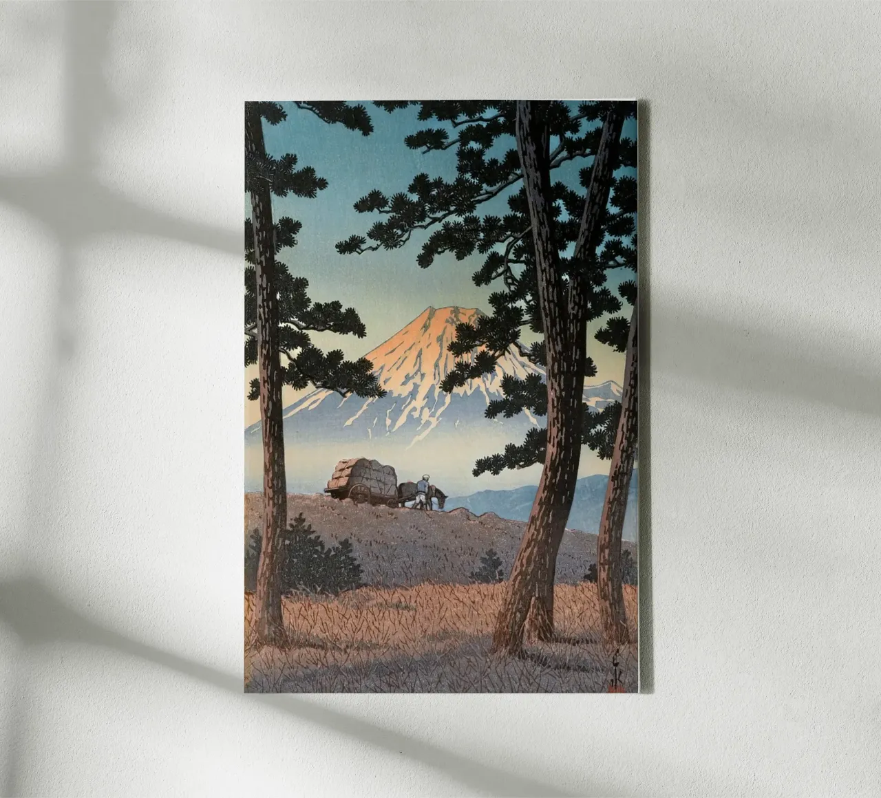 Ukiyo-e: Paesaggio giapponese, Vedute selezionate sul Tokaido tela con Cornice a cassetta da Aesthetic Muse