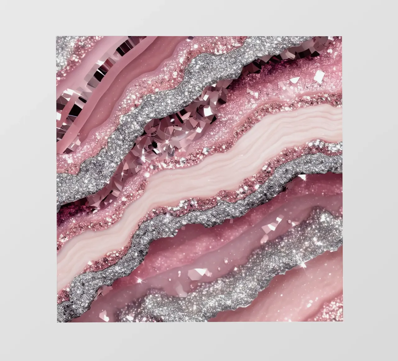Glam Pink Agate Texture photo wallpaper by Gemstone Textures