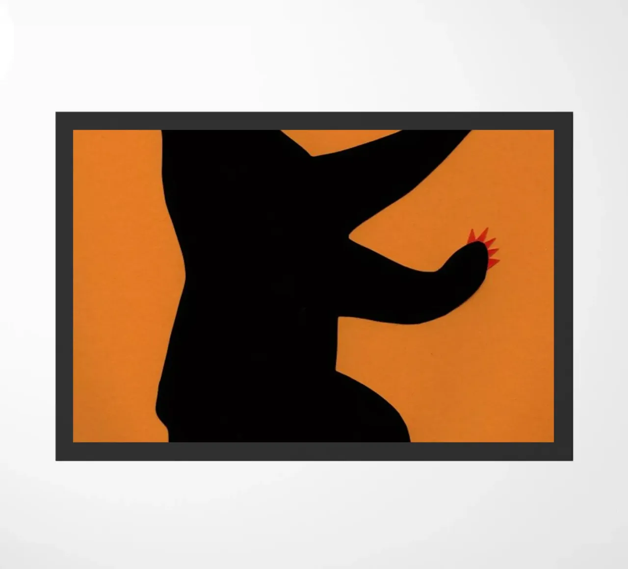 Berlin Bear doormat by Rosi Feist