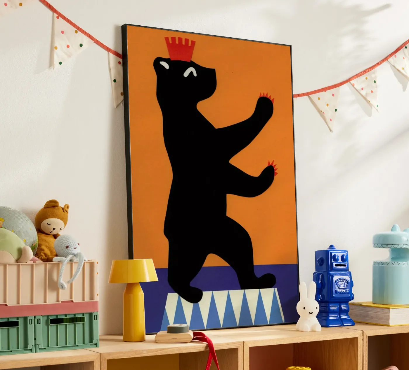 Berlin Bear alluminio dibond da Rosi Feist