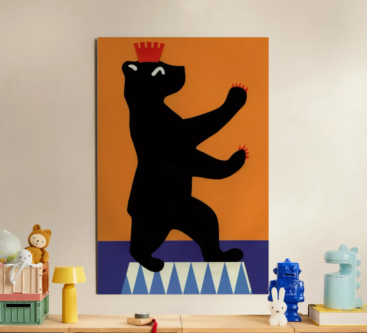 Berlin Bear alluminio dibond da Rosi Feist