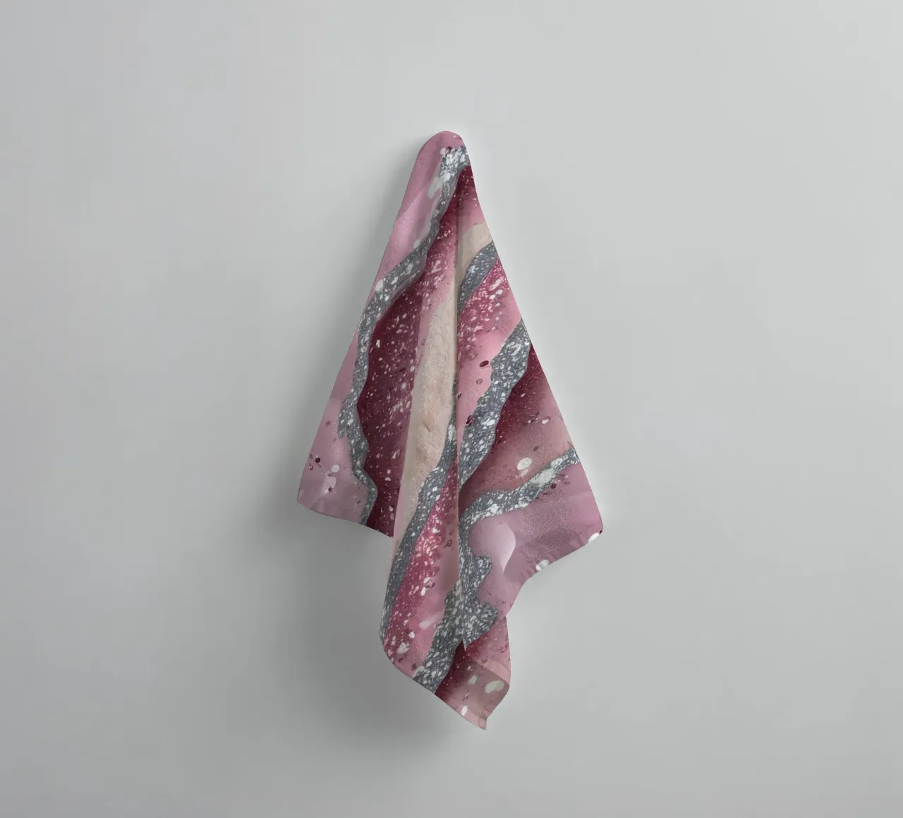 Texture agata rosa glam asciugamano da bagno da Gemstone Textures