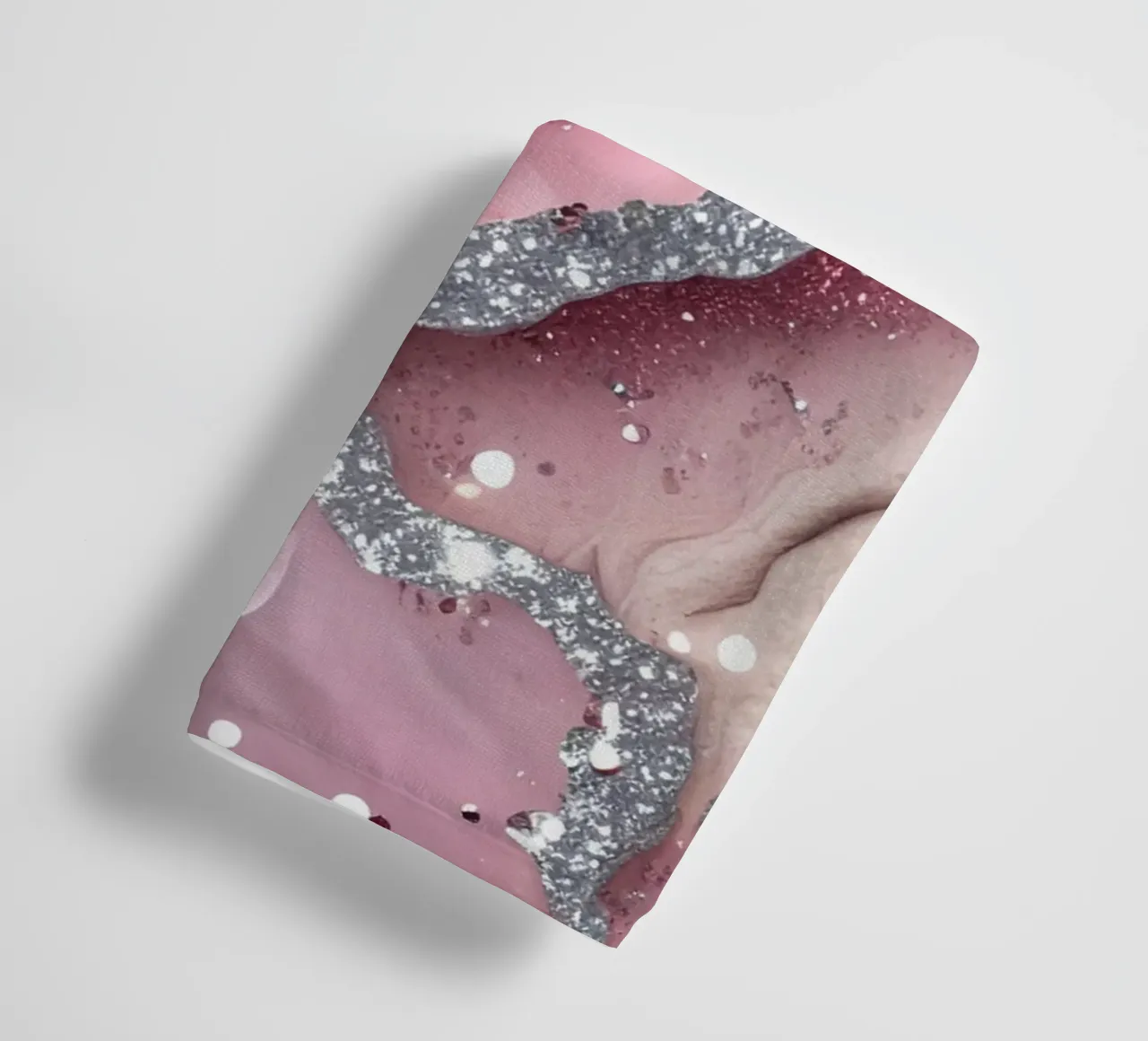 Texture agata rosa glam asciugamano da bagno da Gemstone Textures