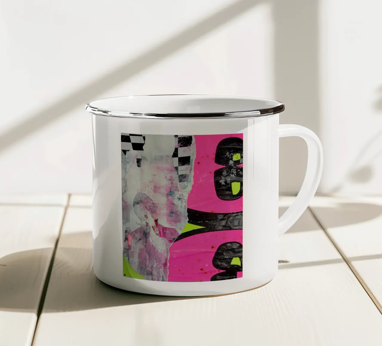 Blurred woman tazza in smalto da PeHa - ART