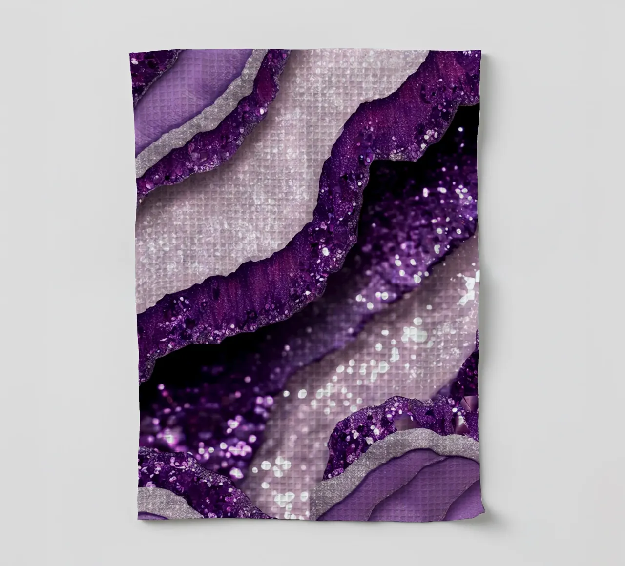 Texture glam dell'agata viola canovaccio da cucina da Gemstone Textures
