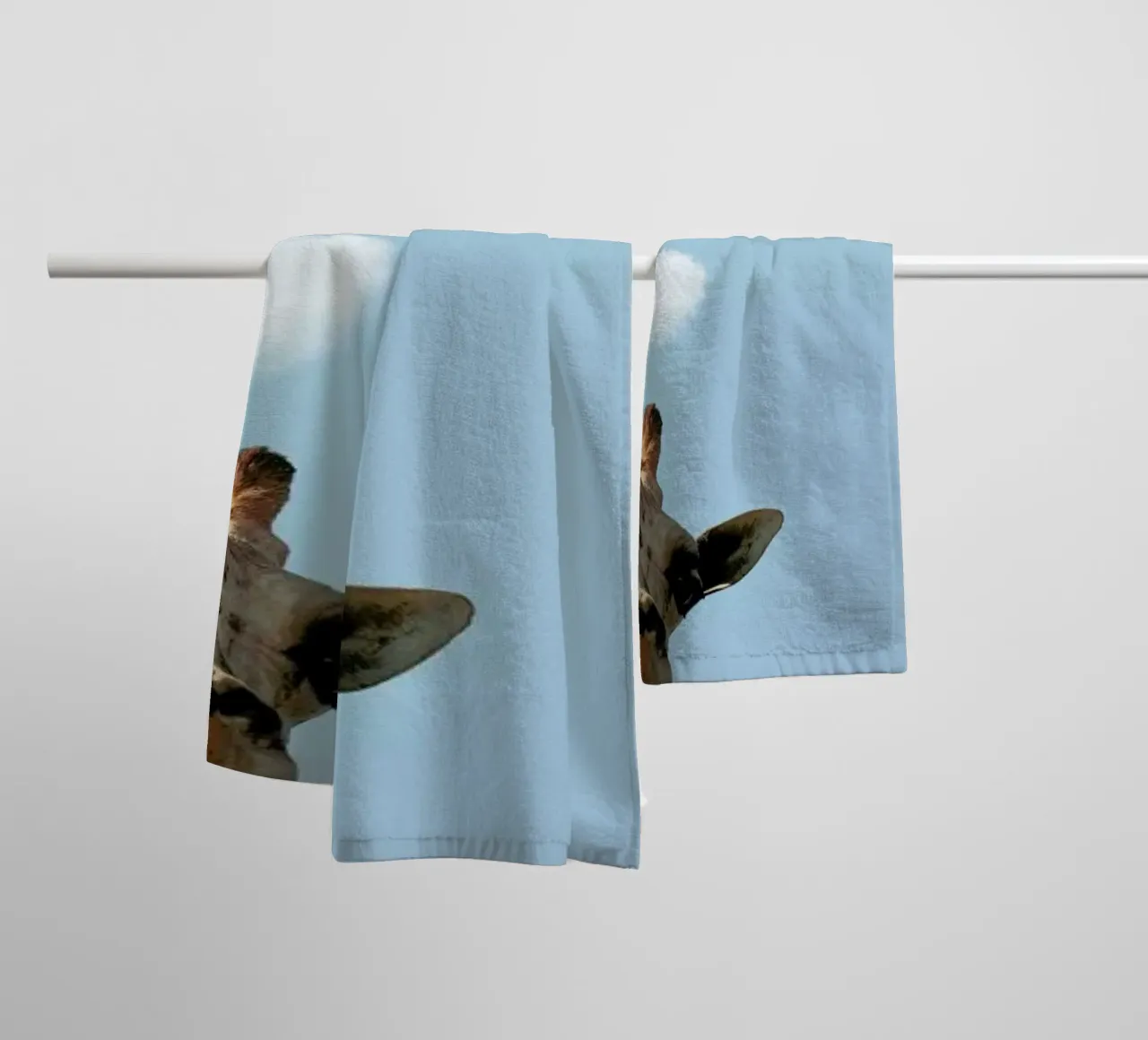 Hello towel by Rafael Burato