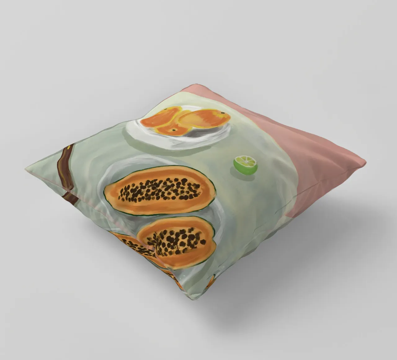 A brazilian table decorative cushion by tainah negreiros