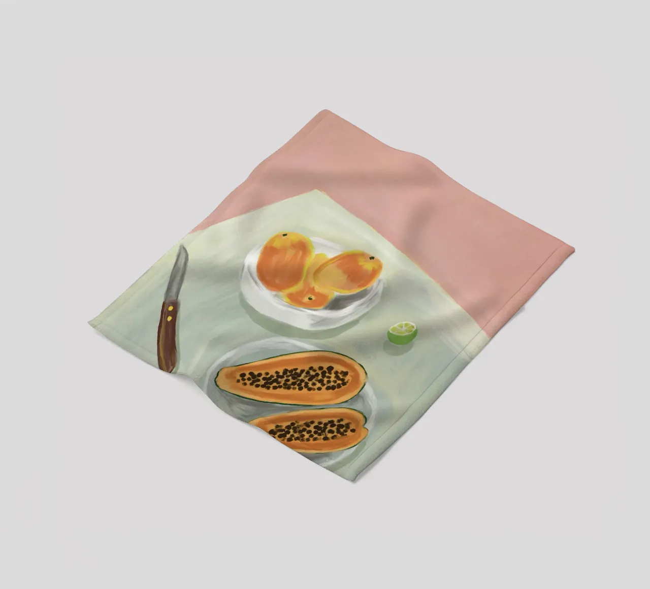 A brazilian table fleece blanket by tainah negreiros