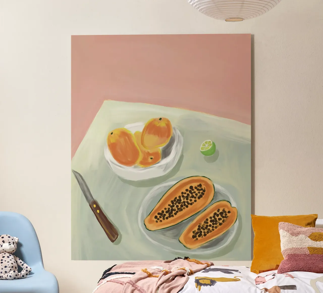 A brazilian table acrylic glass by tainah negreiros