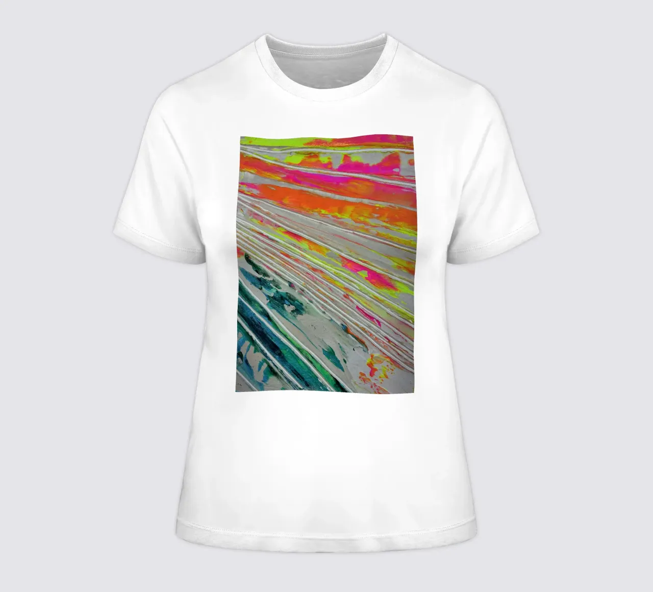 Sunset dames t-shirt getailleerd van PeHa - ART
