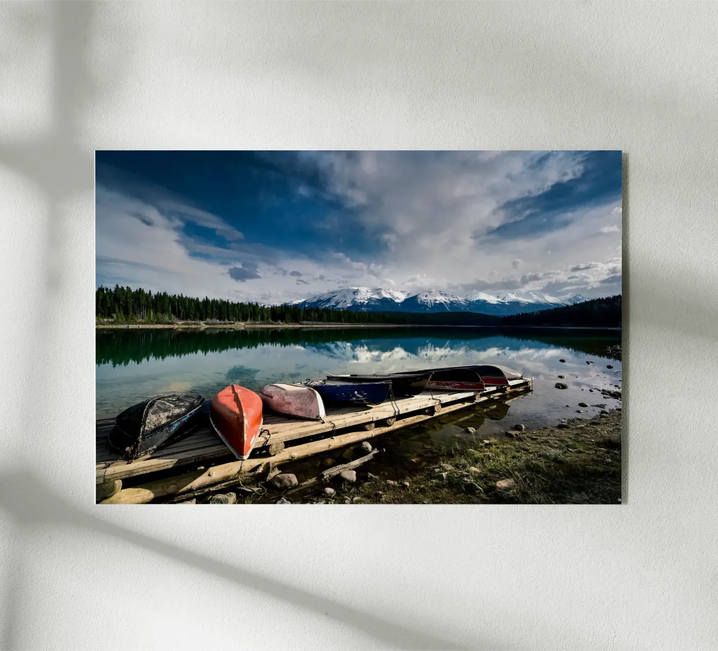 Canoes acryl van Cordula Schaefer