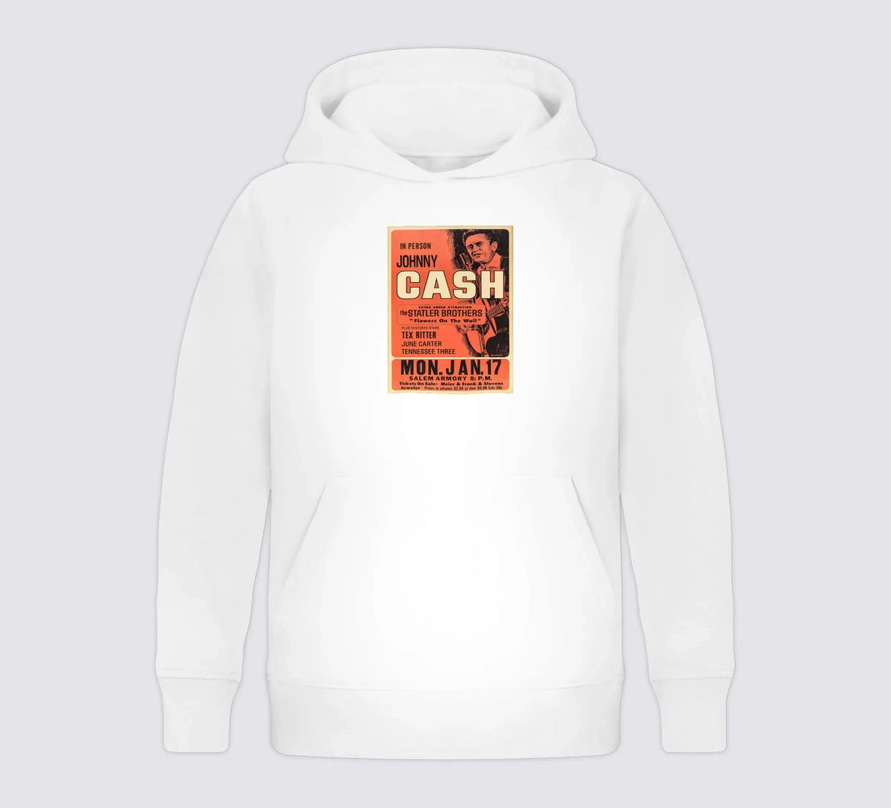 Vintage Johnny Cash And The Tennessee Three Concert sweat à capuche enfant de SoundStudio