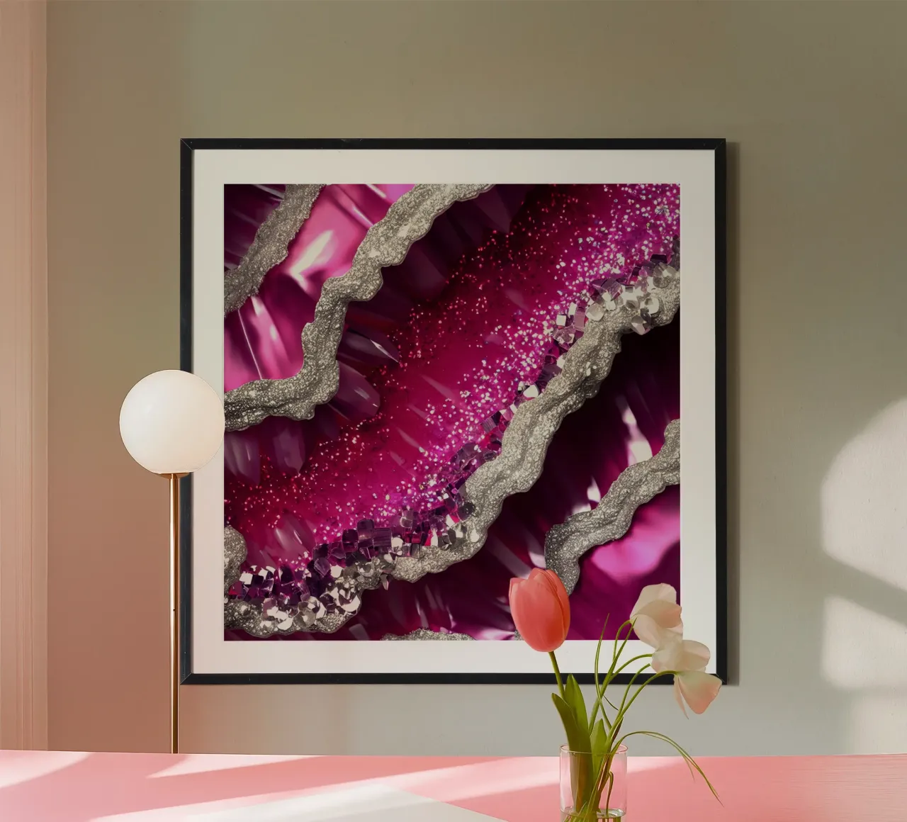 Texture agata magenta glam carta hahnemühle da Gemstone Textures