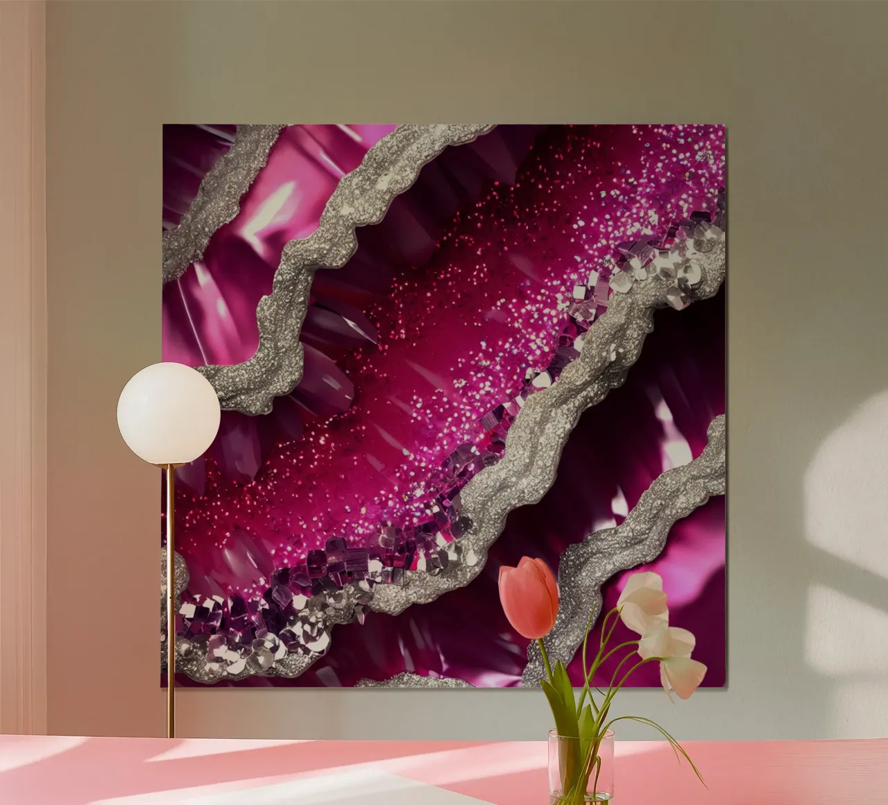 Texture agata magenta glam carta hahnemühle da Gemstone Textures